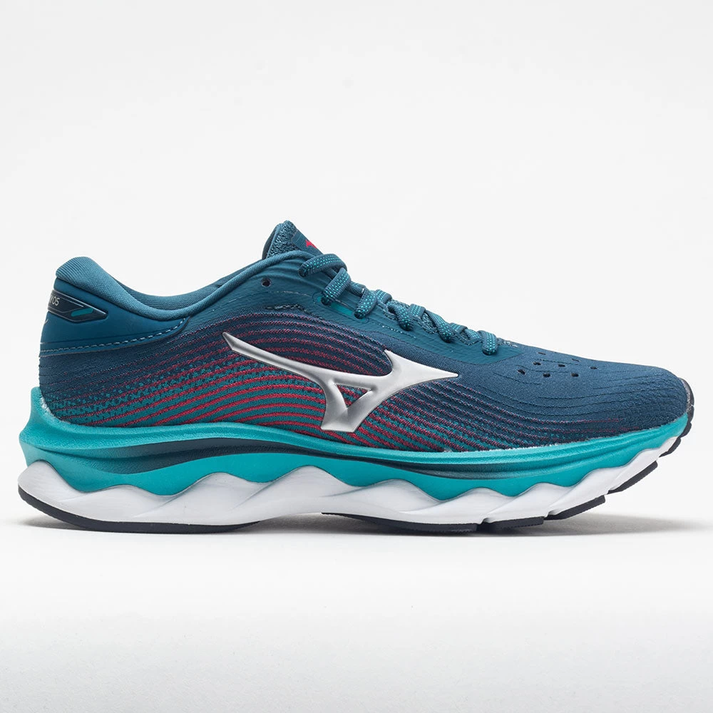 Mizuno Wave Sky 5 Waveknit Women's Legion Blue/Silver 1 Mizuno Wave Sky 5 Waveknit Women's Legion Blue/Silver