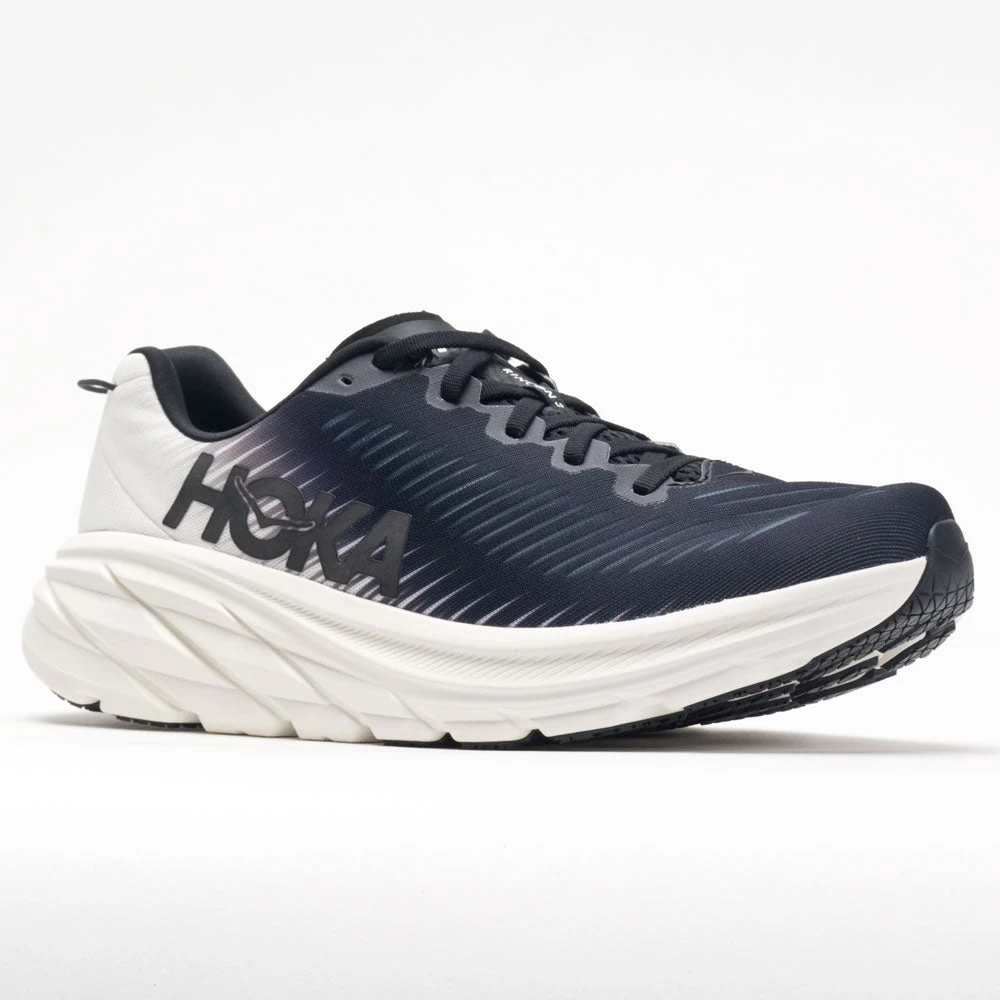 Hoka One One Rincon 3 Men's Black/White 5 Hoka One One Rincon 3 Men's Black/White - Image 5