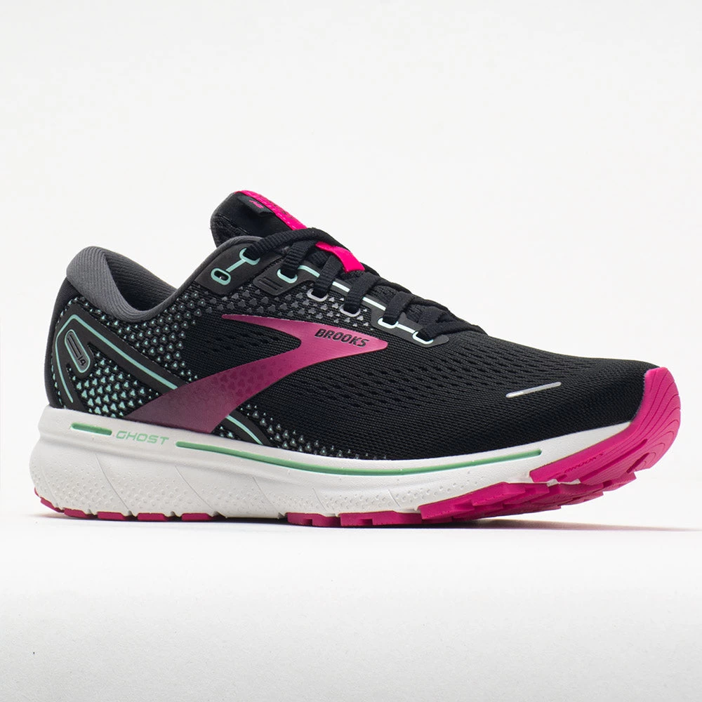 Brooks Ghost 14 Women's Black/Pink/Yucca 5 Brooks Ghost 14 Women's Black/Pink/Yucca - Image 5