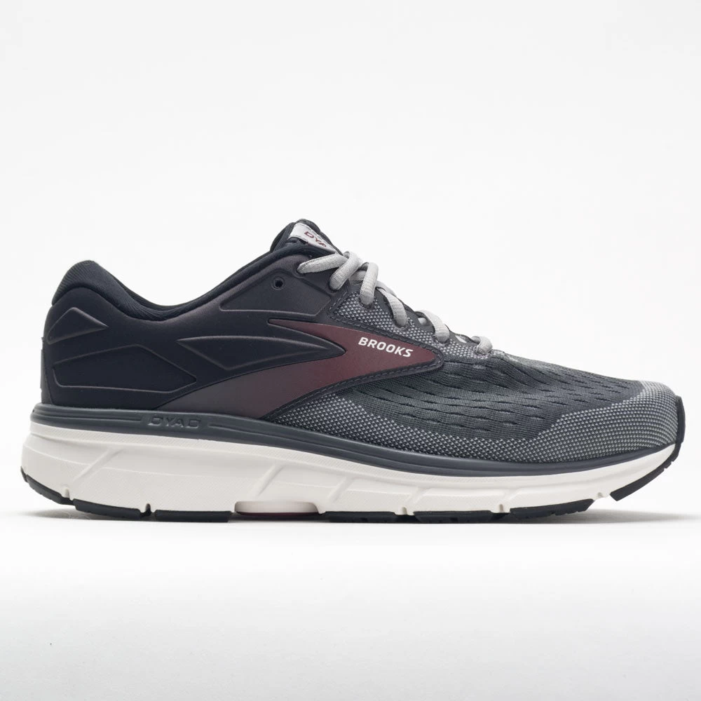 Brooks Dyad 11 Men's Blackened Pearl/Alloy/Red 1 Brooks Dyad 11 Men's Blackened Pearl/Alloy/Red
