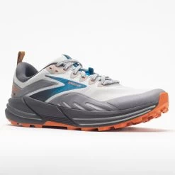Brooks Cascadia 16 Men's Oyster Mushroom/Orange -On Running Store 047326 5