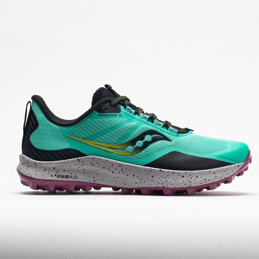 Saucony Peregrine 12 Women's Cool Mint/Acid 1 Saucony Peregrine 12 Women's Cool Mint/Acid