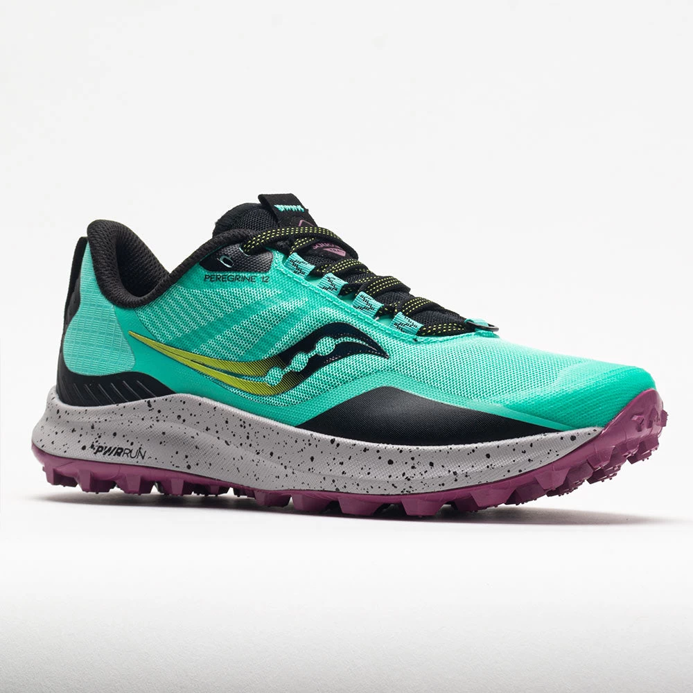 Saucony Peregrine 12 Women's Cool Mint/Acid 5 Saucony Peregrine 12 Women's Cool Mint/Acid - Image 5