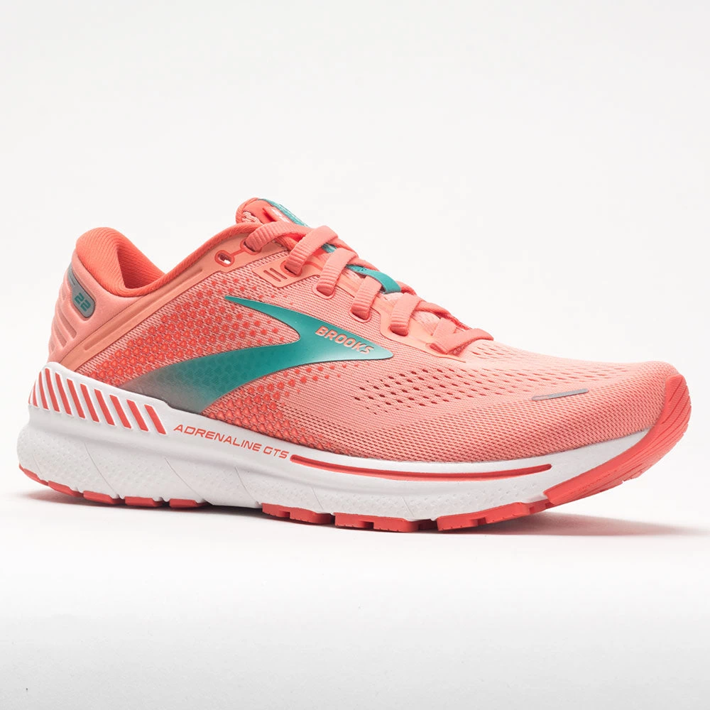 Brooks Adrenaline GTS 22 Women's Coral/Latigo Bay/White 5 Brooks Adrenaline GTS 22 Women's Coral/Latigo Bay/White - Image 5
