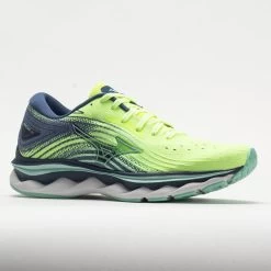 Mizuno Wave Sky 6 Women's Neo Lime/Ancient Water -On Running Store 049122 5