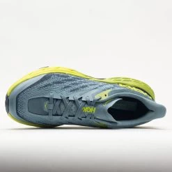 HOKA Speedgoat 5 Men's Stone Blue/Dark Citron -On Running Store 049271 2