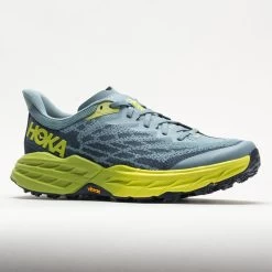 HOKA Speedgoat 5 Men's Stone Blue/Dark Citron -On Running Store 049271 5