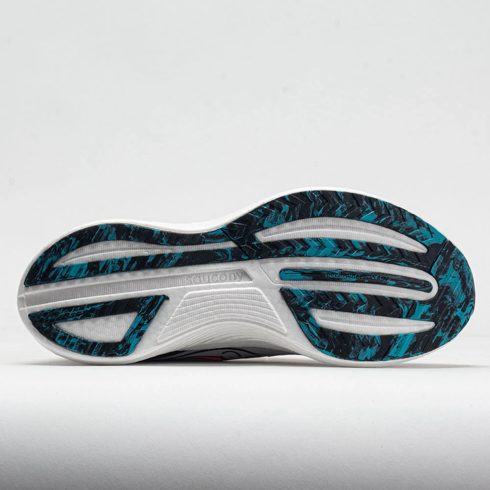 Saucony Endorphin Speed 3 Men's Concrete/VIZI 4 Saucony Endorphin Speed 3 Men's Concrete/VIZI - Image 4