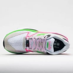 Diadora Atomo V7000 Women's White/Green Fluo/Pink Fluo -On Running Store 049498 2