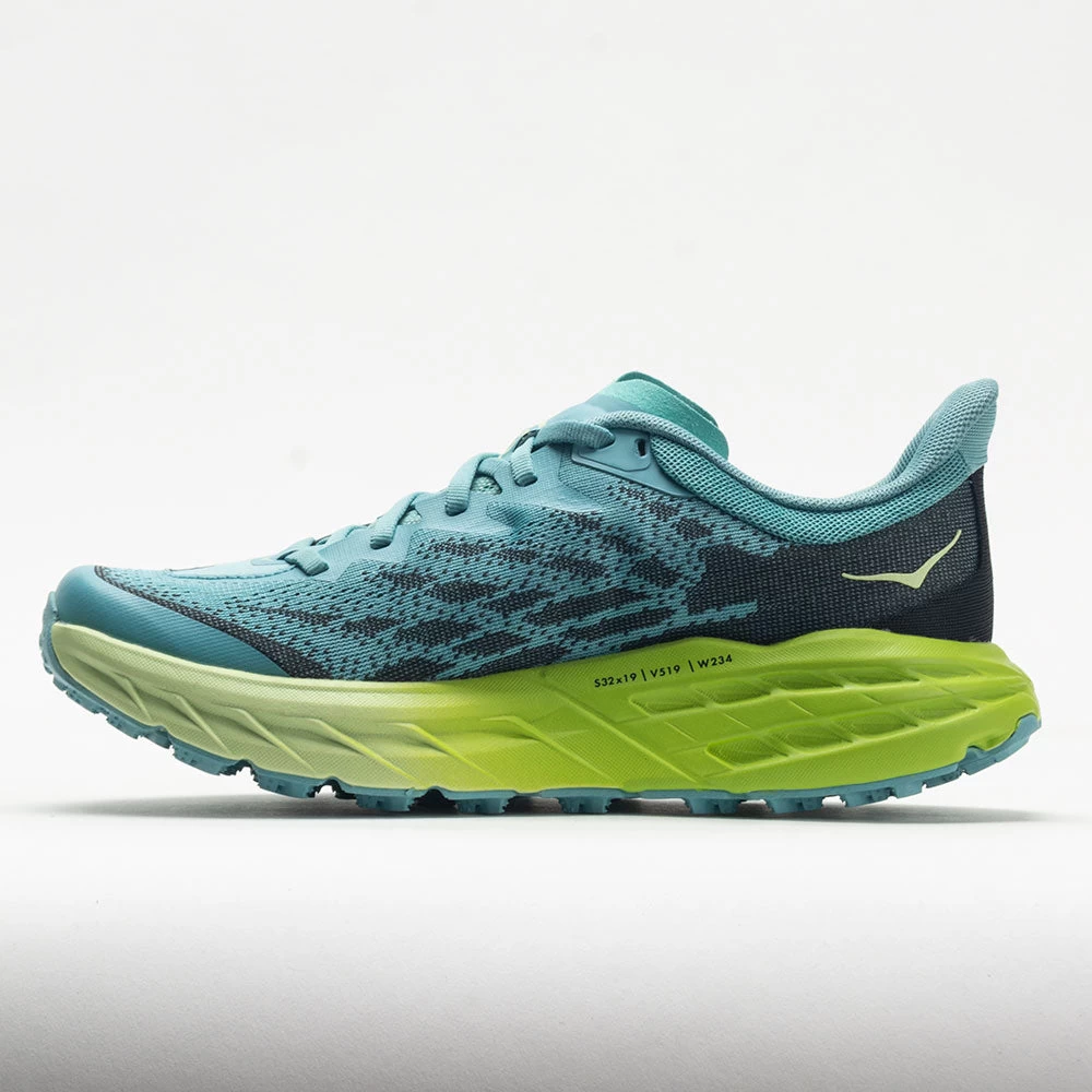 HOKA Speedgoat 5 Women's Coastal Shade/Green Glow 2 HOKA Speedgoat 5 Women's Coastal Shade/Green Glow - Image 2