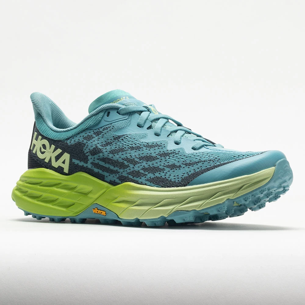 HOKA Speedgoat 5 Women's Coastal Shade/Green Glow 5 HOKA Speedgoat 5 Women's Coastal Shade/Green Glow - Image 5
