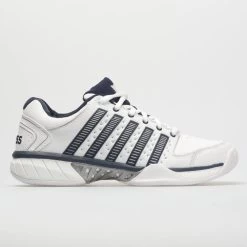 K-Swiss Hypercourt Express Leather Men's White/Navy/Silver