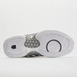 K-Swiss Hypercourt Express Leather Men's White/Navy/Silver -On Running Store 113347 4