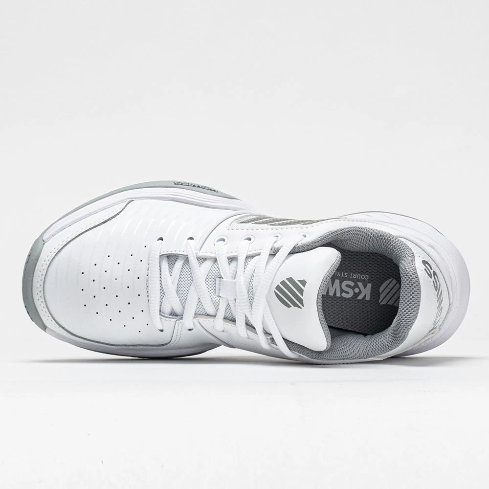 K-Swiss Court Express Women's White/Highrise/Silver 3 K-Swiss Court Express Women's White/Highrise/Silver - Image 3
