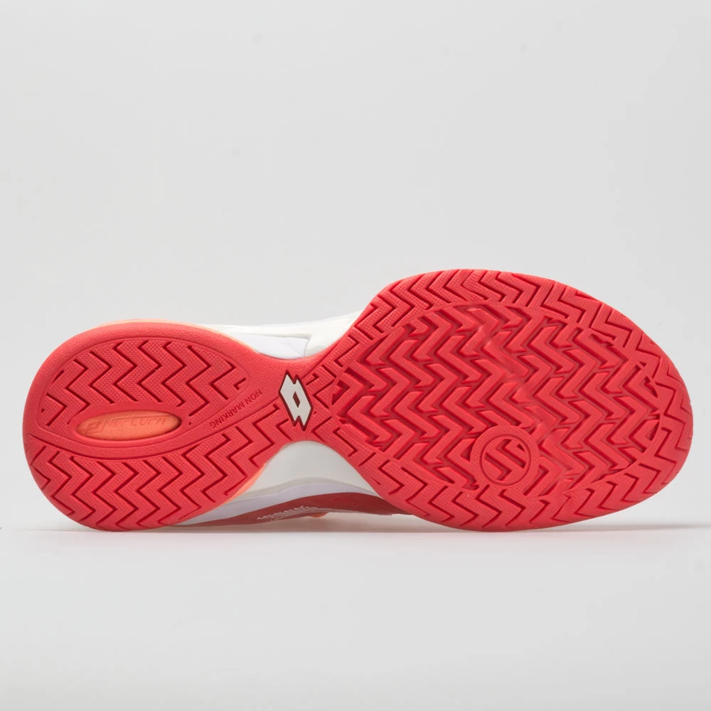 Lotto Mirage 300 II Speed Women's Red Fluo/All White/Vivid Rose 5 Lotto Mirage 300 II Speed Women's Red Fluo/All White/Vivid Rose - Image 5