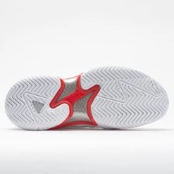 Adidas Barricade Women's White/Silver Metallic/Grey -On Running Store 116526 4