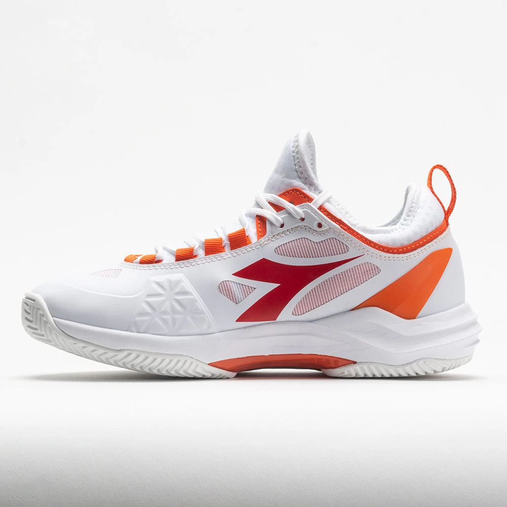 Diadora Speed Blushield Fly Clay Women's White/Fiery Red 2 Diadora Speed Blushield Fly Clay Women's White/Fiery Red - Image 2