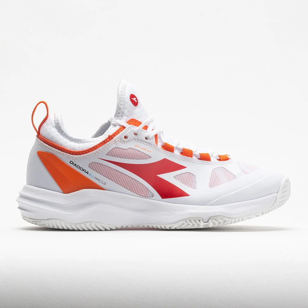 Diadora Speed Blushield Fly Clay Women's White/Fiery Red 1 Diadora Speed Blushield Fly Clay Women's White/Fiery Red