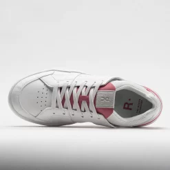 On Running On The Roger Clubhouse Women's White/Rosewood -On Running Store 116860 2