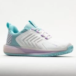 K-Swiss Ultrashot 3 Women's Brilliant White/Angel Blue/Sheer Lilac -On Running Store 116899 5