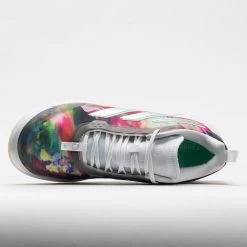 Adidas AvaCourt Women's White/Silver Metallic/Pulse Mint -On Running Store 117045 2