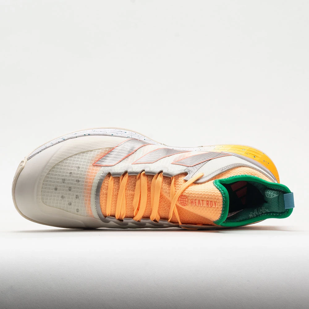 Adidas Adizero Ubersonic 4 Men's Off White/Taupe/Acid Orange 3 Adidas Adizero Ubersonic 4 Men's Off White/Taupe/Acid Orange - Image 3