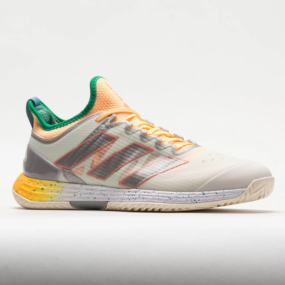 Adidas Adizero Ubersonic 4 Men's Off White/Taupe/Acid Orange 5 Adidas Adizero Ubersonic 4 Men's Off White/Taupe/Acid Orange - Image 5