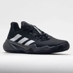 Adidas Barricade Clay Men's Black/White/Grey -On Running Store 117060 5