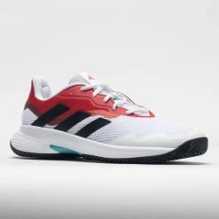Adidas CourtJam Control Men's White/Black/Better Scarlet -On Running Store 117074 5