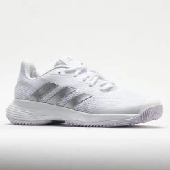 Adidas CourtJam Control Women's White/Silver Metallic/White -On Running Store 117075 5
