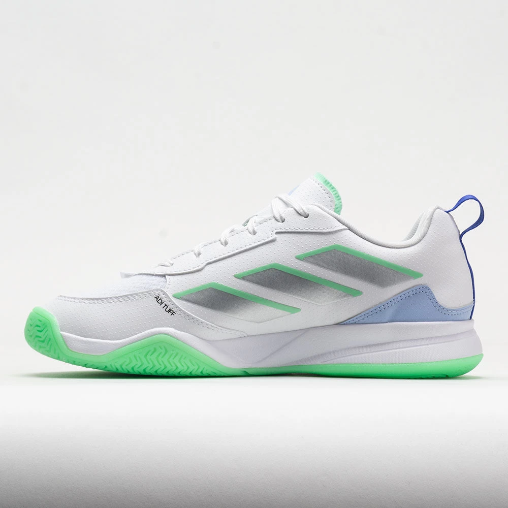 Adidas AvaFlash Women's White/Silver Metallic/Pulse Mint 2 Adidas AvaFlash Women's White/Silver Metallic/Pulse Mint - Image 2