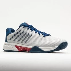 K-Swiss Hypercourt Express 2 Men's Blanc De Blanc/Blue Opal/Lollipop 10 K-Swiss Hypercourt Express 2 Men's Blanc De Blanc/Blue Opal/Lollipop -On Running Store 117125 5