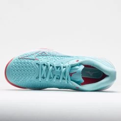 Mizuno Wave Exceed Tour 5 AC Women's Tanager Turpuoise/Paradise Pink -On Running Store 117140 2