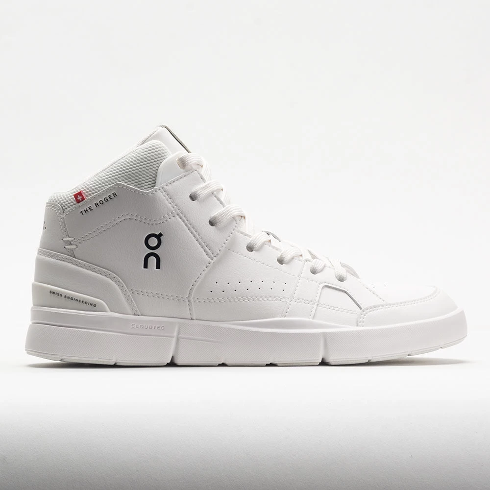 On Running On The Roger Clubhouse Mid Women's All White 1 On Running On The Roger Clubhouse Mid Women's All White