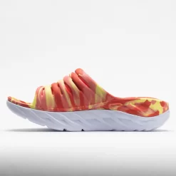HOKA Ora Recovery Slide Swirl Unisex Yellow Pear/Fiesta 8 HOKA Ora Recovery Slide Swirl Unisex Yellow Pear/Fiesta -On Running Store 570558 1